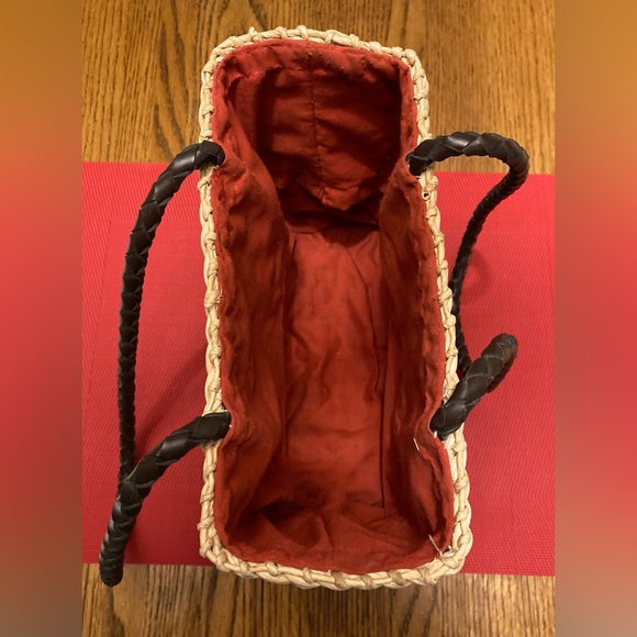 🌴🏝️🌴 Gorgeous Embellished Embroidered Summer Straw Tote - Picture 8 of 9